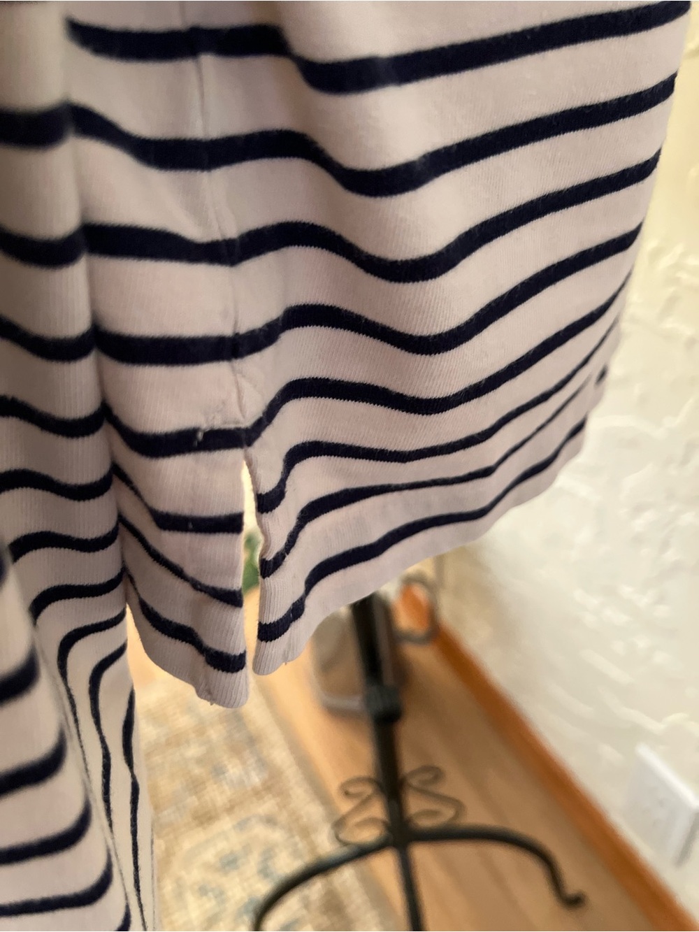 J. Crew Breton Style Strip Jersey Tee - Picture 3 of 9
